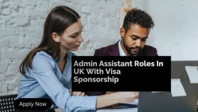 Admin Assistant Roles In UK With Visa Sponsorship