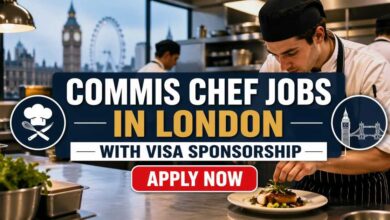 Commis Chef Jobs in London with Visa Sponsorship