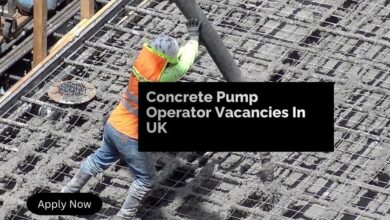 Concrete Pump Operator Vacancies In UK