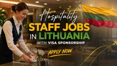 Hospitality Staff Jobs in Lithuania with Visa Sponsorship