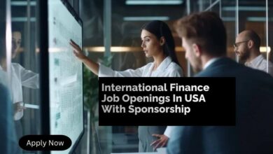 International Finance Job Openings In USA With Sponsorship