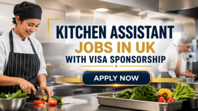 Kitchen Assistant Jobs in UK with Visa Sponsorship
