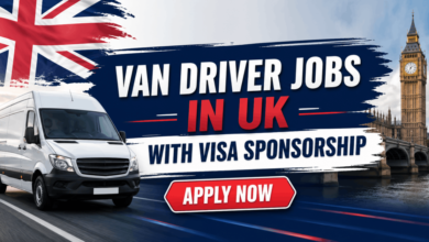 Van Driver Jobs in UK with Visa Sponsorship