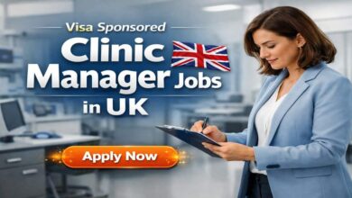 Visa Sponsored Clinic Manager Jobs in UK