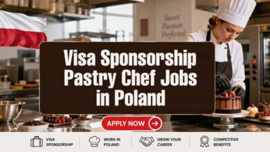Visa Sponsorship Pastry Chef Jobs in Poland