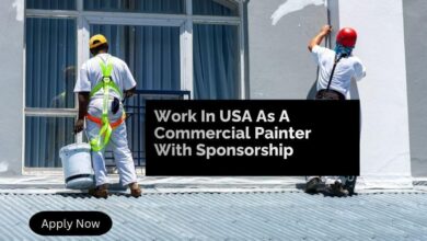 Work In USA As A Commercial Painter With Sponsorship