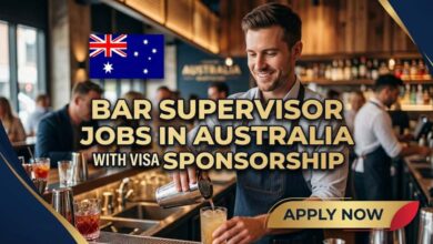 Bar Supervisor Jobs in Australia with Visa Sponsorship