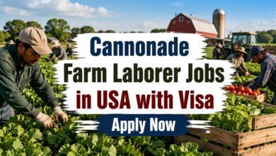 Cannonade Farm Laborer Jobs in USA with Visa
