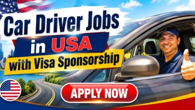 Car Driver Jobs in USA with Visa Sponsorship