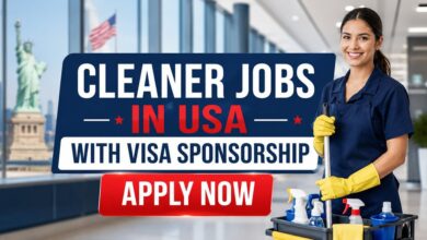 Cleaner Jobs in USA with Visa Sponsorship