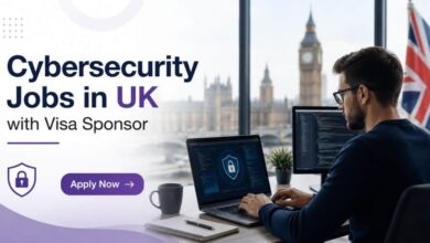 Cybersecurity Jobs in UK with Visa Sponsor