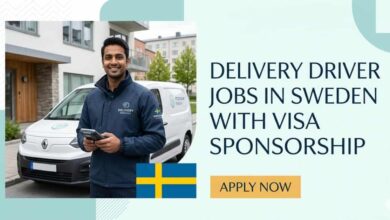 Delivery Driver Jobs in Sweden with Visa Sponsorship