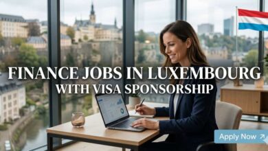 Finance Jobs in Luxembourg with Visa Sponsorship