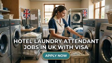 Hotel Laundry Attendant Jobs in UK with Visa