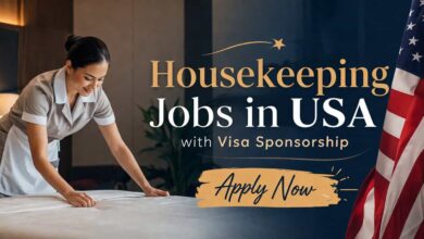 Housekeeping Jobs in USA with Visa Sponsorship