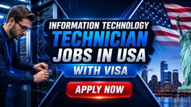 Information Technology Technician Jobs in USA with Visa