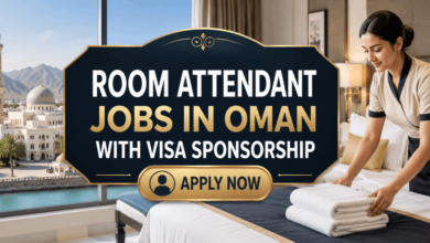 Room Attendant Jobs in Oman with Visa Sponsorship