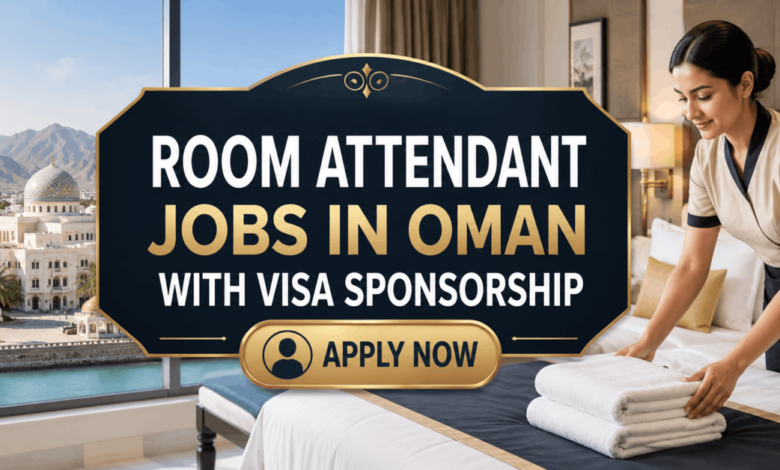 Room Attendant Jobs in Oman with Visa Sponsorship
