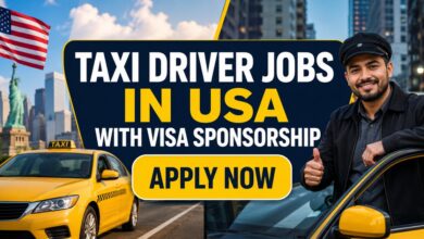 Taxi Driver Jobs in USA with Visa Sponsorship