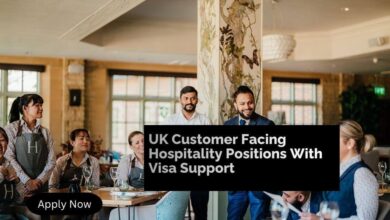 UK Customer Facing Hospitality Positions With Visa Support (2)