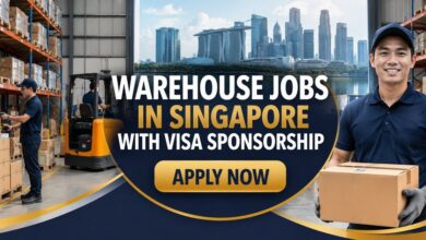 Warehouse Jobs in Singapore with Visa Sponsorship