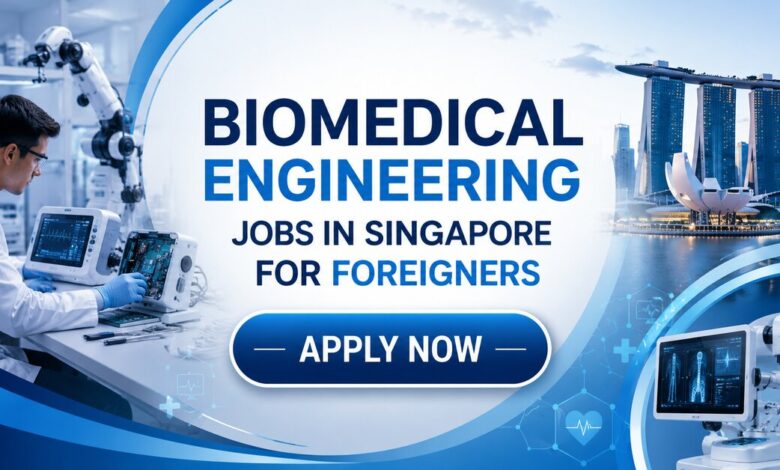 Biomedical Engineering Jobs in Singapore for Foreigners
