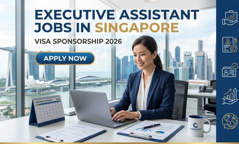 Executive Assistant Jobs in Singapore with Visa Sponsorship 2026