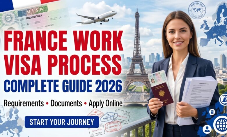 France Work Visa Process Complete Guide 2026 Requirements & Apply Online