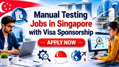 Manual Testing Jobs in Singapore with Visa Sponsorship