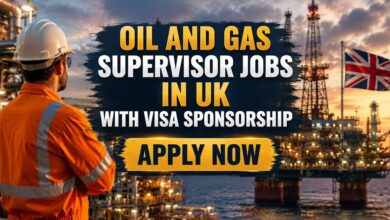Oil and Gas Supervisor Jobs in UK with Visa Sponsorship
