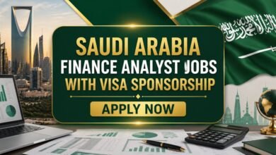 Saudi Arabia Finance Analyst Jobs with Visa Sponsorship