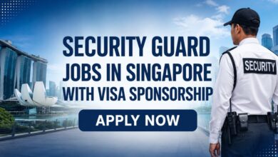 Security Guard Jobs in Singapore with Visa Sponsorship