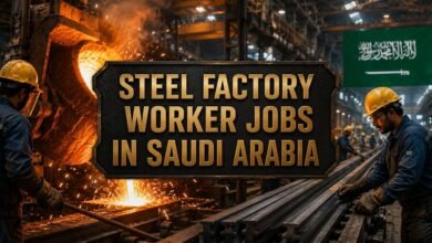 Steel Factory Worker Jobs in Saudi Arabia