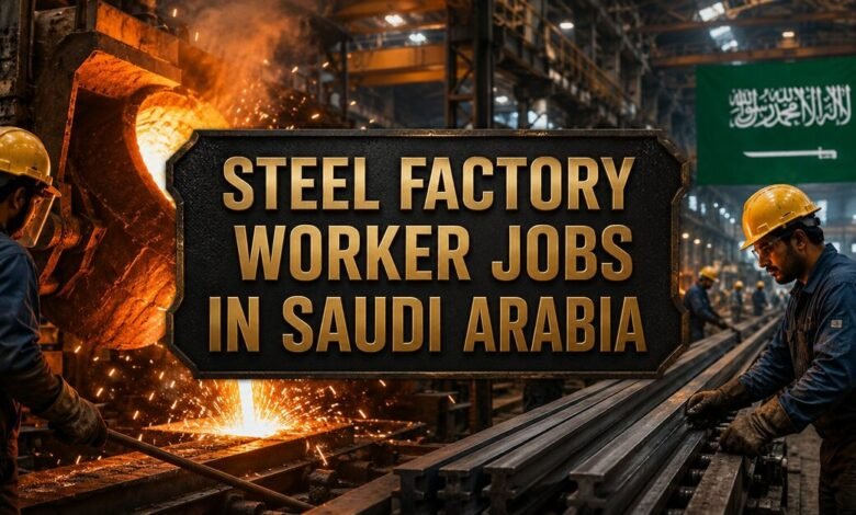 Steel Factory Worker Jobs in Saudi Arabia
